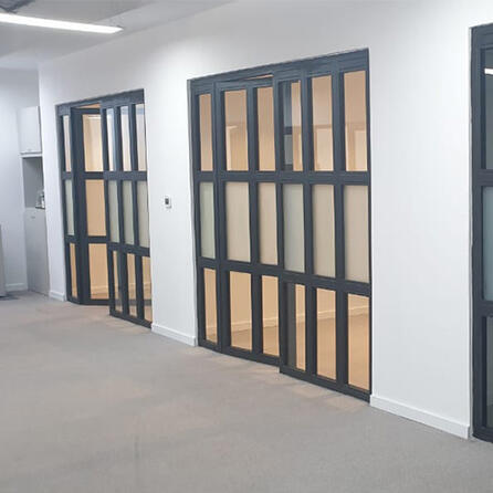 Interior Glass Fit-out